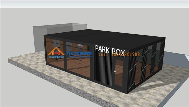模块化集装箱办公室展厅-模块化集装箱房屋-集装箱接待中心